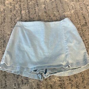 Light Blue Women's Skort